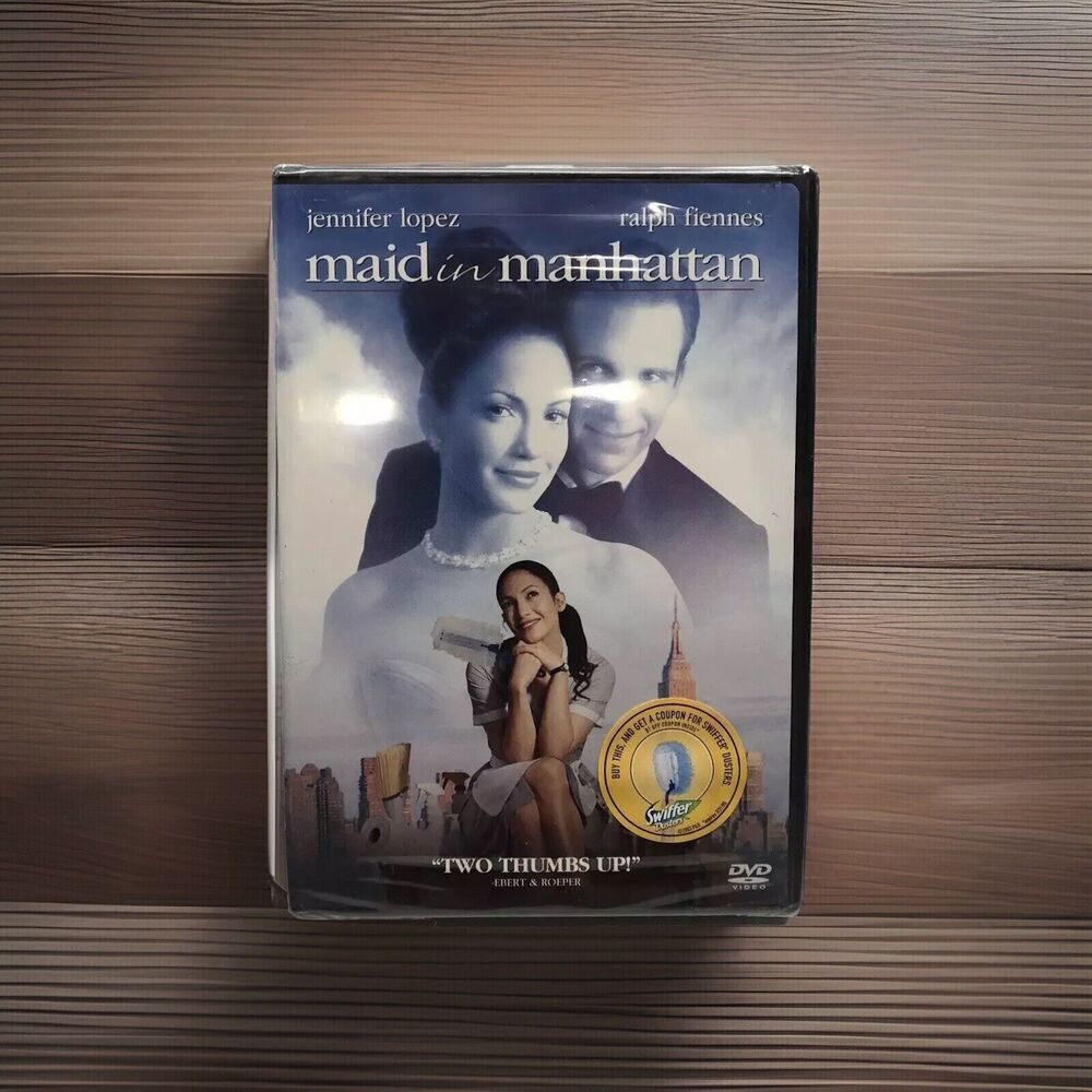 Maid in Manhattan DVD Movie Jennifer Lopez Ralph Fiennes Sealed New Romance
